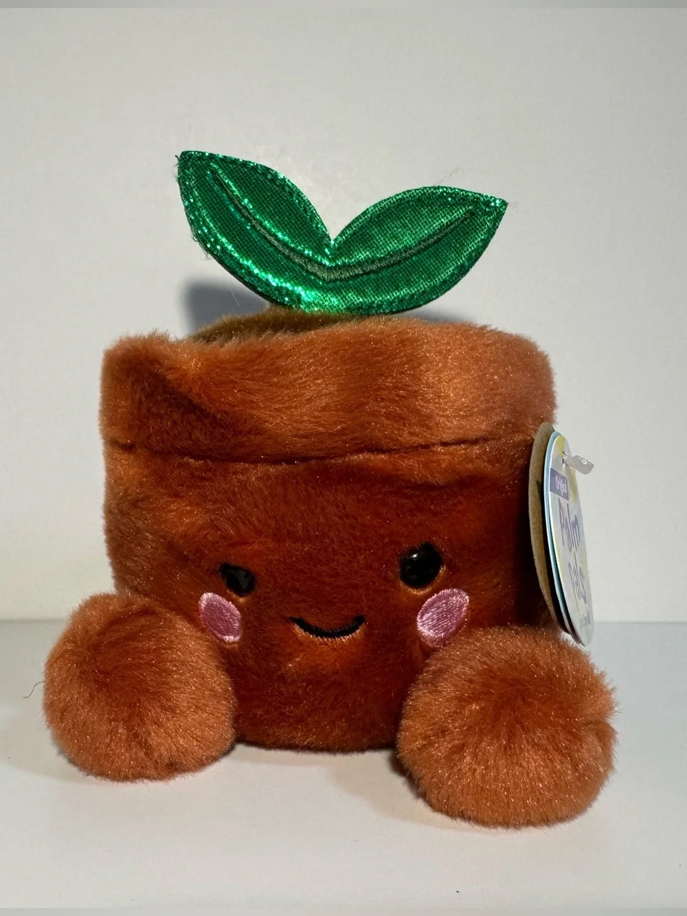 Palm Pals Terra Potted Plant Pot Stuffed 3”